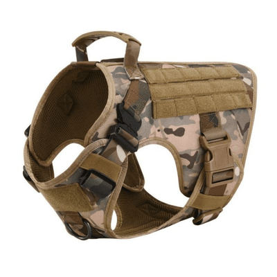 Durable tactical harness for strong dogs