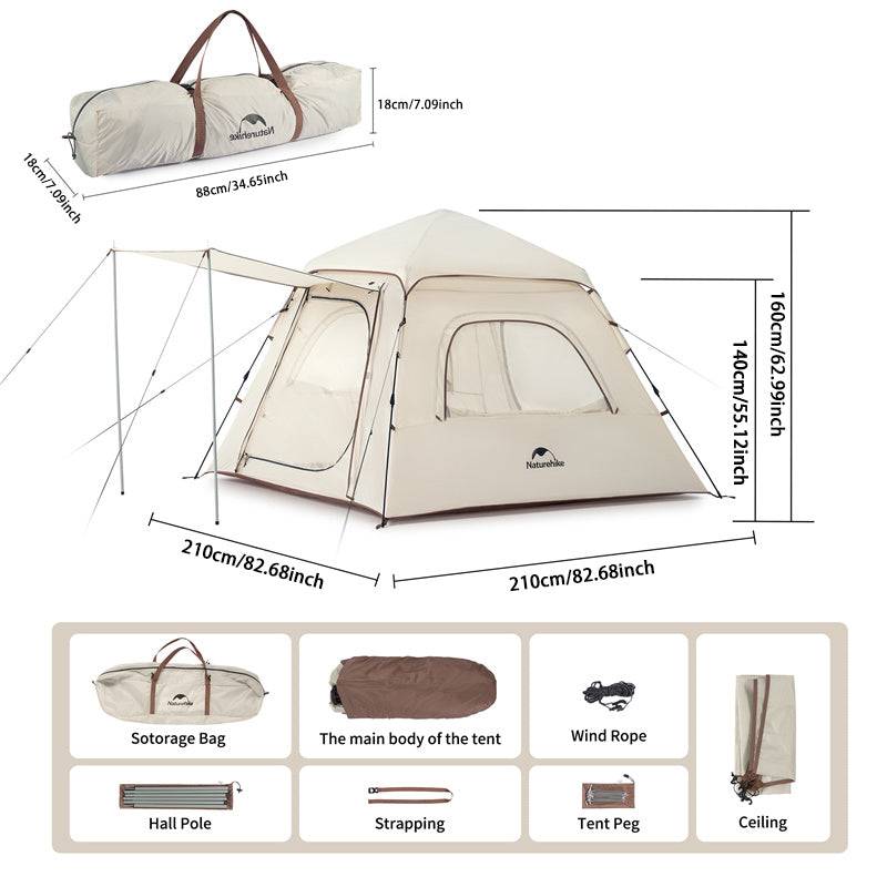 Naturehike Ango Tent Light Version - HUNTING CASE