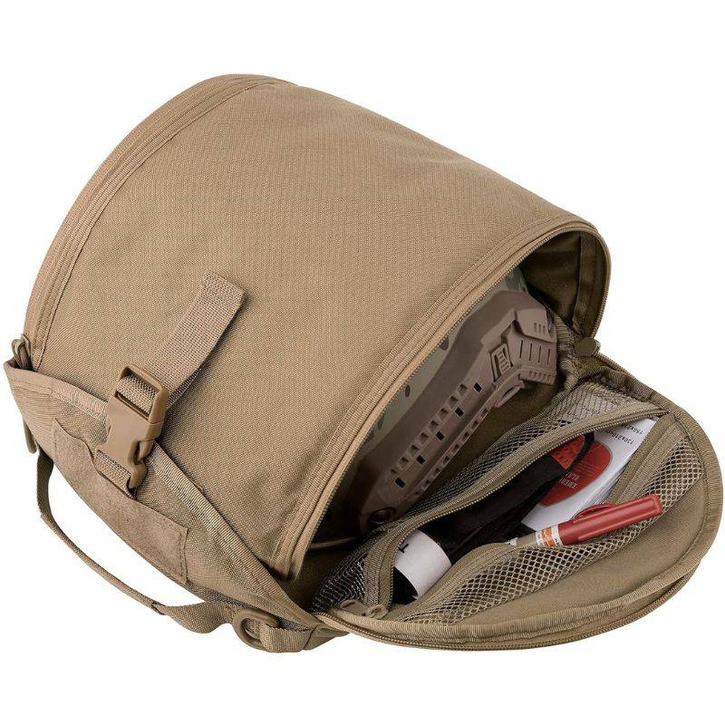 Tactical helmet bag with padded protection