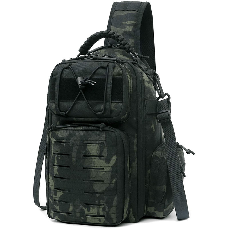 Hunting waist bag with detachable pouches