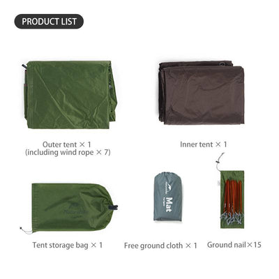 Camping Tent - Lightweight, Waterproof, and Versatile for Hiking and Camping - HUNTING CASE