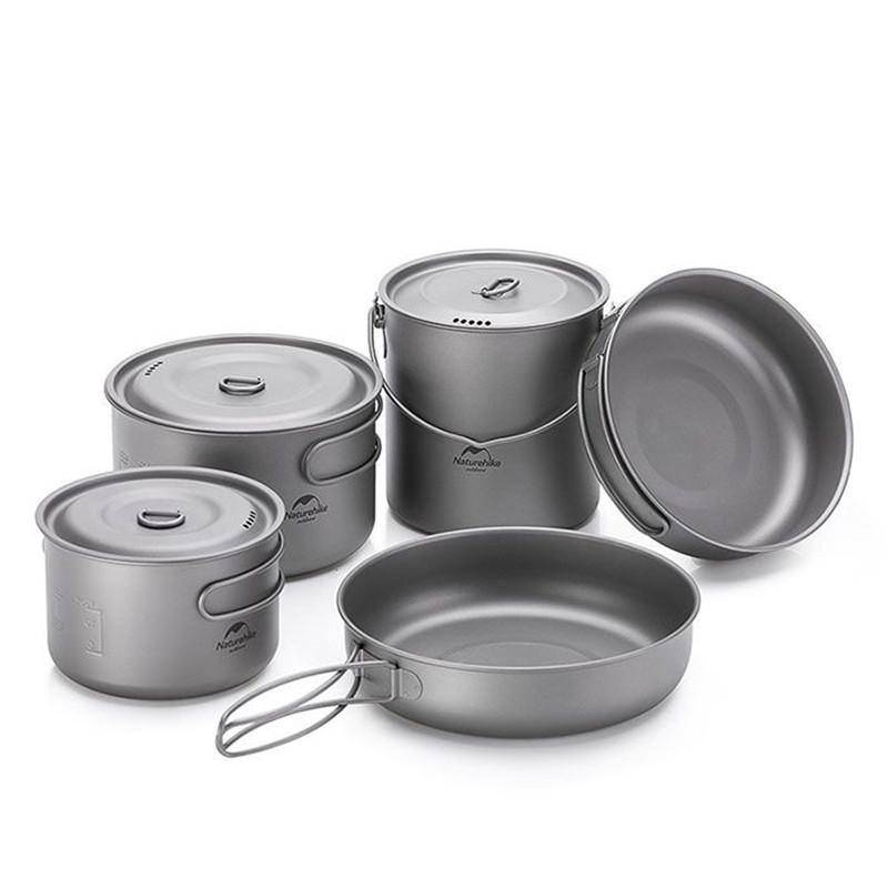 Naturehike Lightweight Titanium Outdoor Cooking Pot - HUNTING CASE