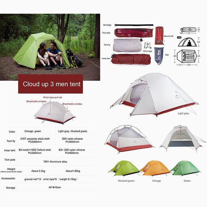 Seasonal Versatility Backpacking Tent