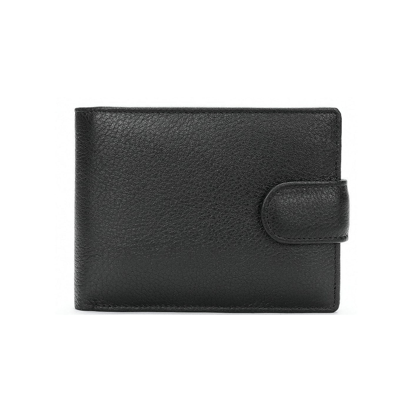 RFID blocking PU leather men's wallet