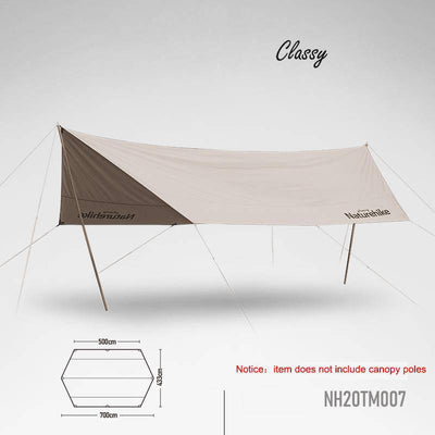 Naturehike Awning Large Cotton Canopy Tent - HUNTING CASE