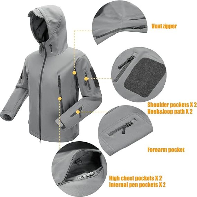 jacket with inner pockets for keeping valuables safe