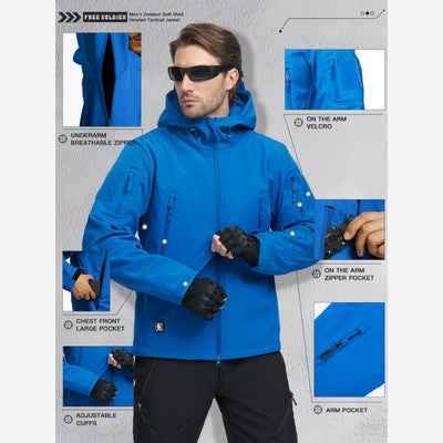 jacket with DWR (Durable Water Repellent) finish
