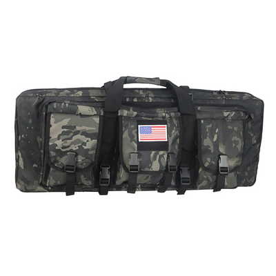 American Classic tactical gun bag with specialized waterproof padded storage for two rifles, ideal for hunting trips