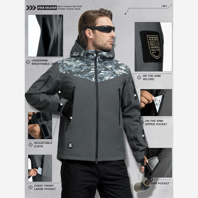 jacket with abrasion-resistant panels