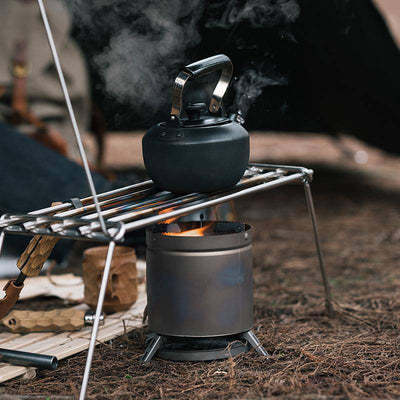 Mini titanium wood Camping Stove - HUNTING CASE