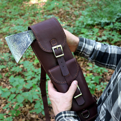 Shoulder Leather Case for Axe