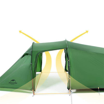 Opalus  Tunnel  2-3 People Camping Tent - HUNTING CASE