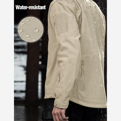 Waterproof Softshell Hiking Jacket, Outdoor Soft Shell Fleece