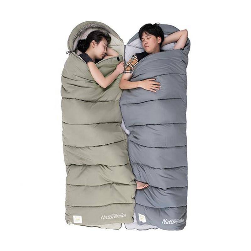 M180/400 Pongee Cotton Camping Sleeping Bag - HUNTING CASE