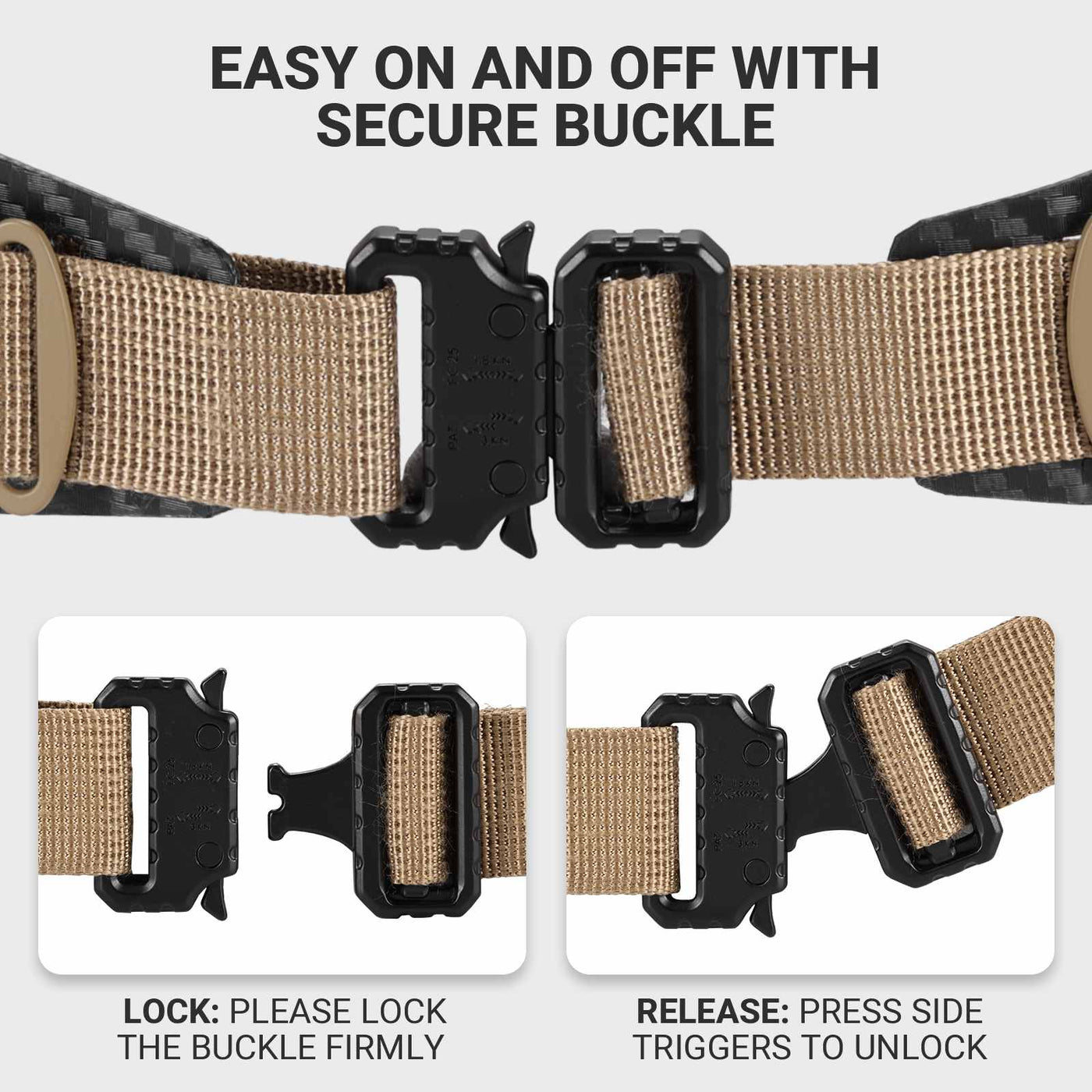 Quick-release combat utility belt