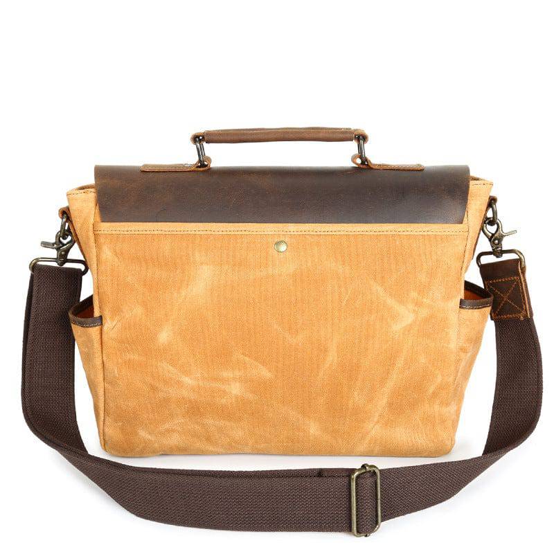 Urban Waxed Canvas Motorcycle Satchel