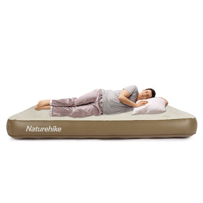 Naturehike C25 Built-in Pump PVC High-Height Inflatable Mattress - HUNTING CASE