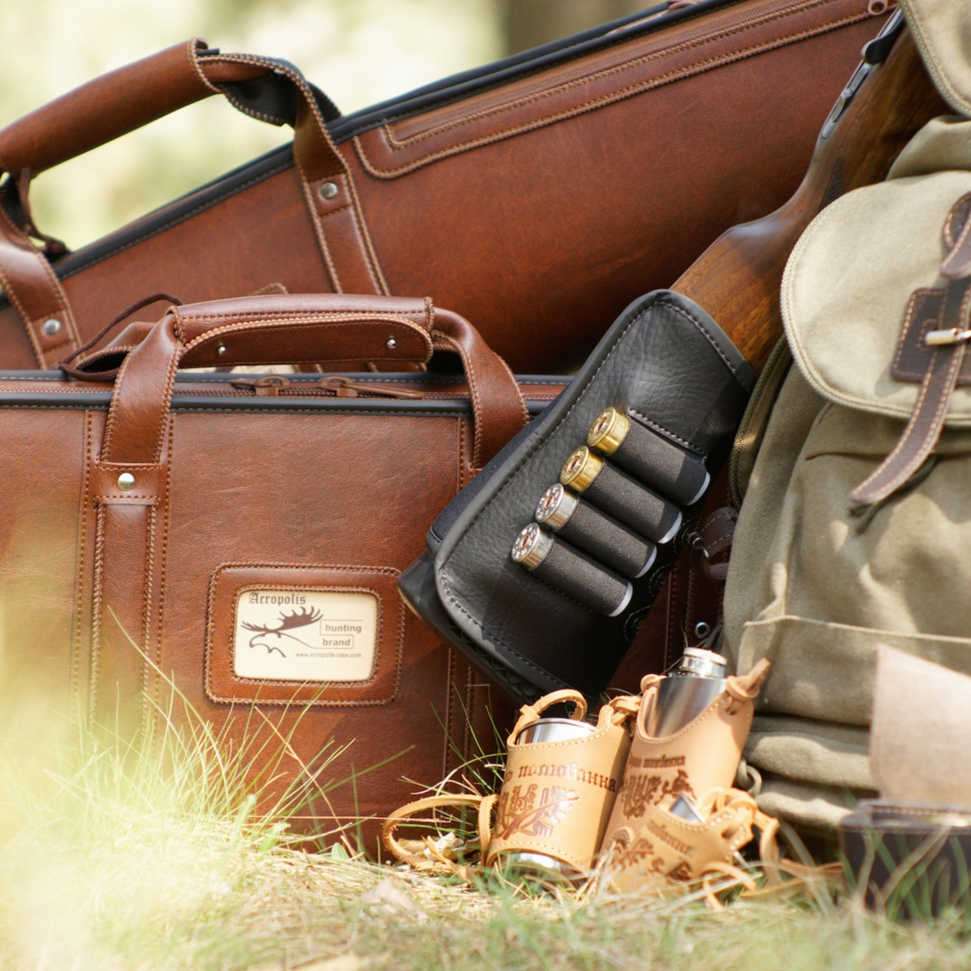 Leather Rifle Bag Hunting Rifle Gun case