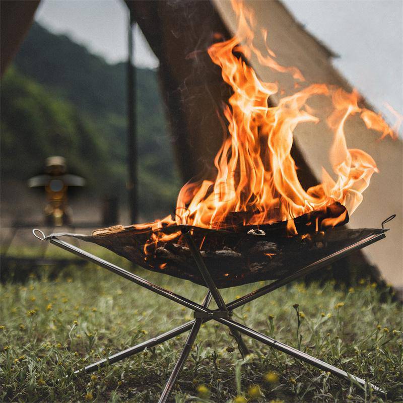 Naturehike Stainless Steel Folding Camping Fire Rack - HUNTING CASE