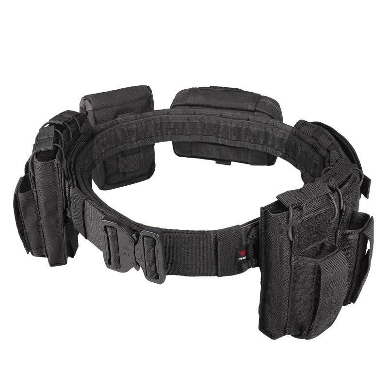 Heavy-duty tactical belt for men