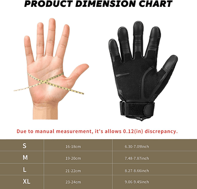 Full finger tactical gloves for army and motorcycle use