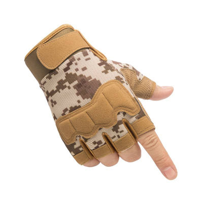 Men's half finger combat gloves