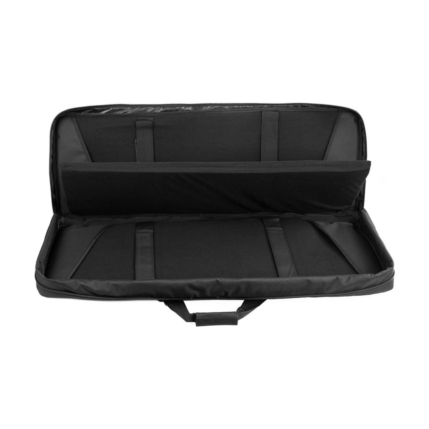 Waterproof padded hunting rifle case with dual storage for 42-inch American Classic guns