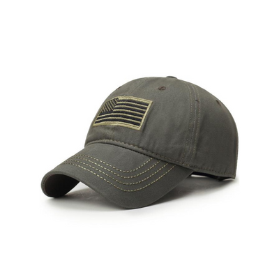 Sport a patriotic look with a Camouflage Baseball Cap