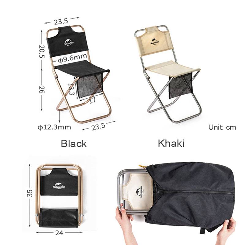 Naturehike Ultralight oversized Camping Chair - HUNTING CASE