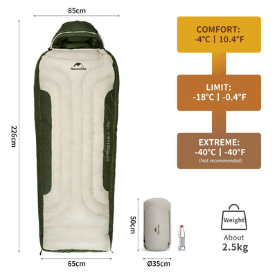 Naturehike FrostMelt Down Sleeping Bag - HUNTING CASE