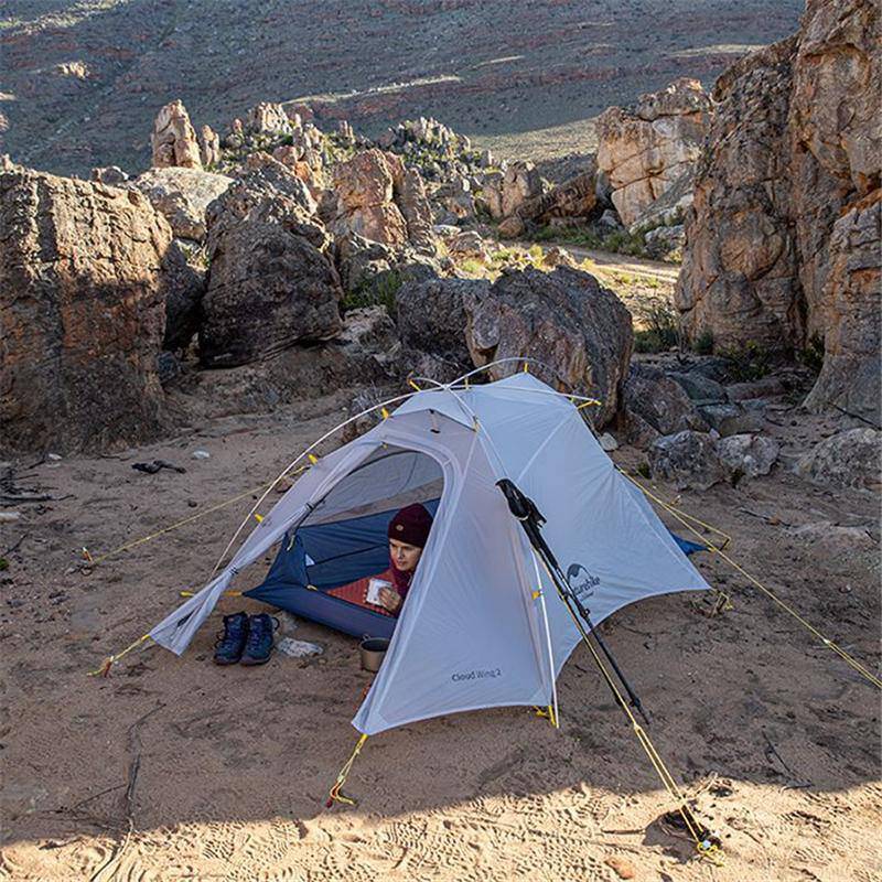 Naturehike Cloud Up 2 Person Wing Camping Tent - HUNTING CASE