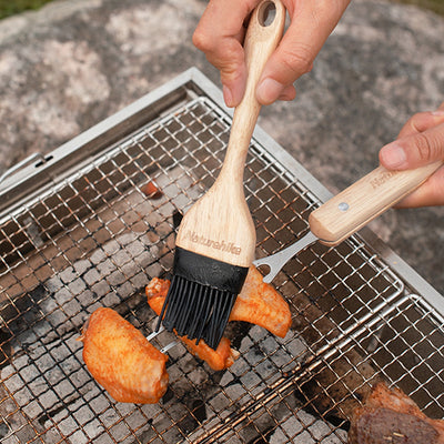 Outdoor Fork Charcoal Clip BBQ Grilling TooL