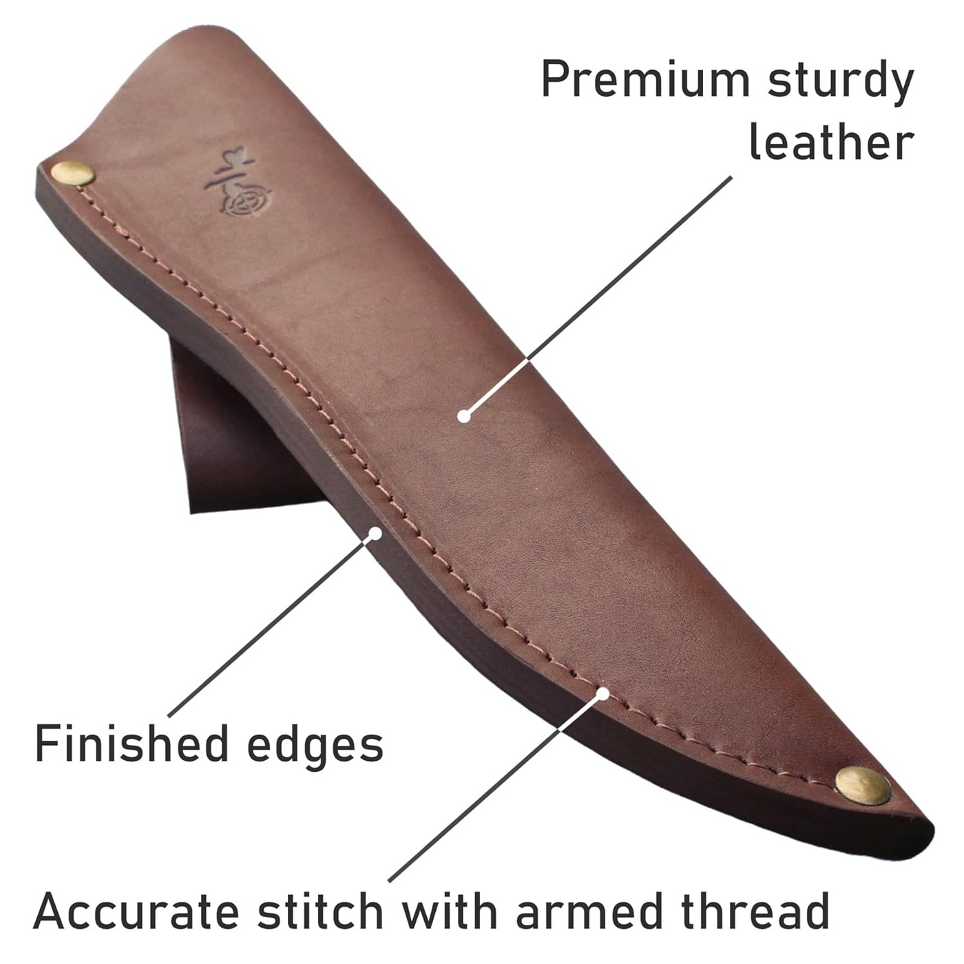 handmade genuine leather knife sheath