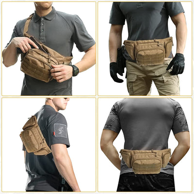 Hunting waist bag with scent control