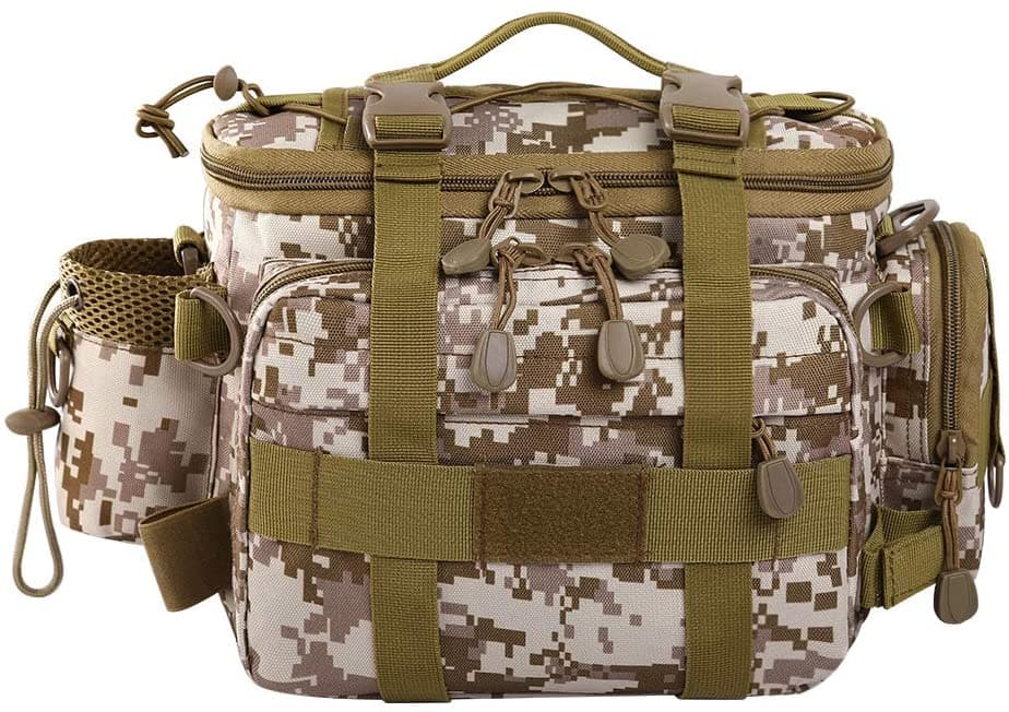 Hunting waist bag with internal organization