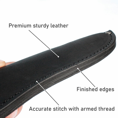 leather sheath for huntsman knives