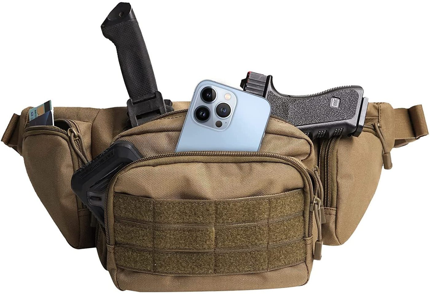 Weather-resistant hunting waist pack