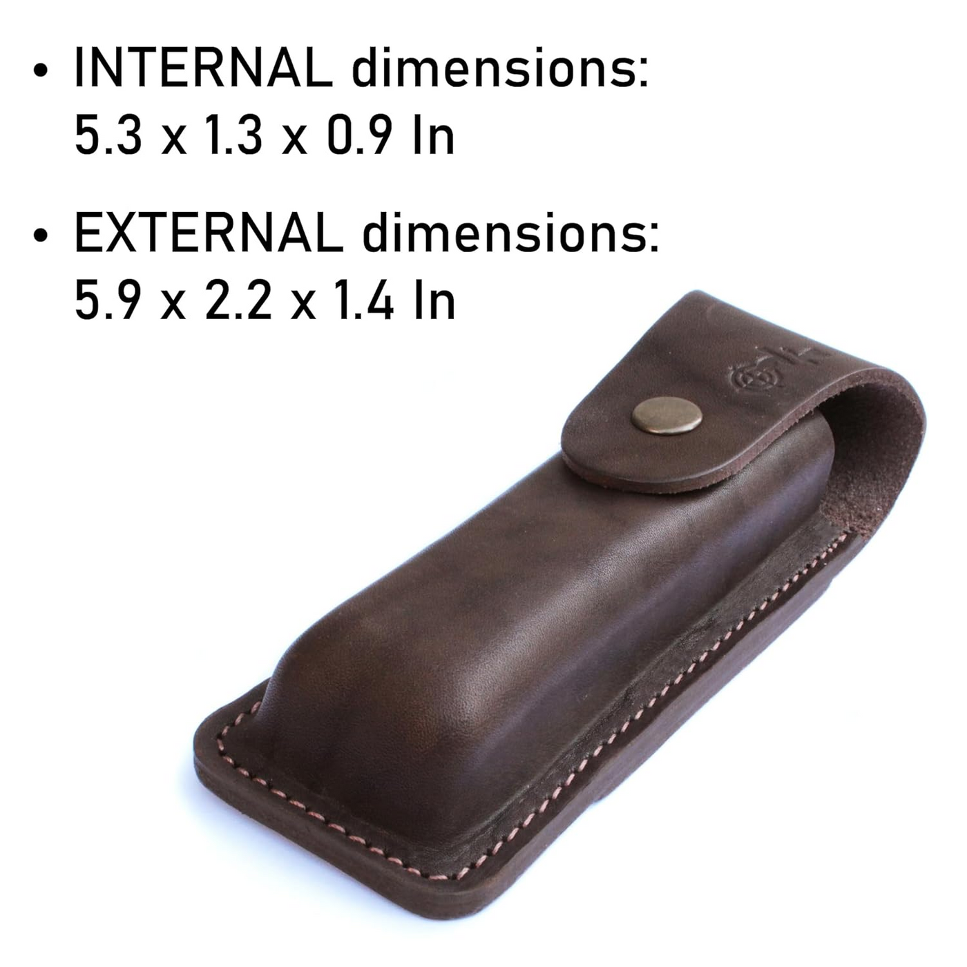 durable natural leather knife sheath