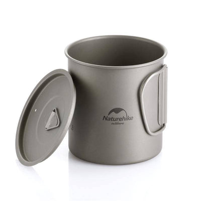 Naturehike Outdoor Ultralight Pure Titanium Cup Bowl - HUNTING CASE