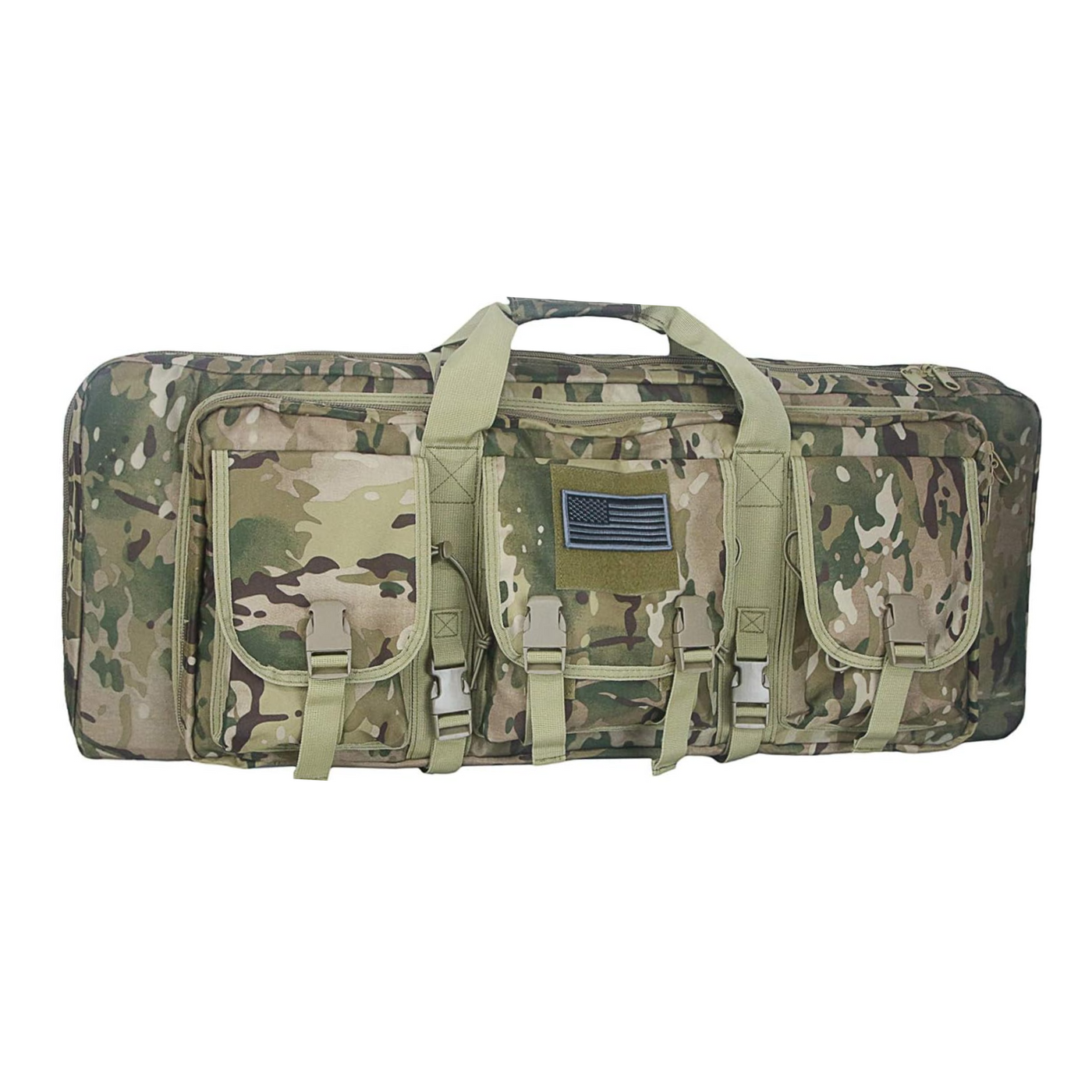 Tactical gun bag with waterproof and padded features for 42-inch American Classic rifles, ideal for hunting