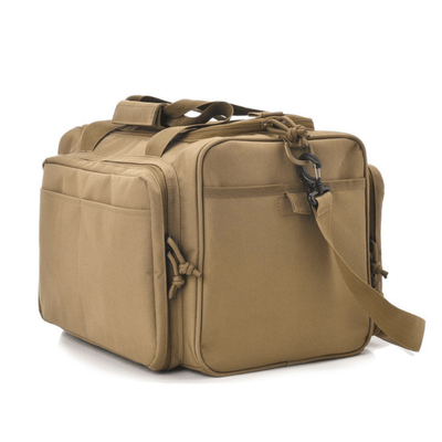 Deluxe tactical bag for organizing guns at the range