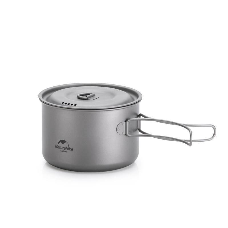 Naturehike Lightweight Titanium Outdoor Cooking Pot - HUNTING CASE