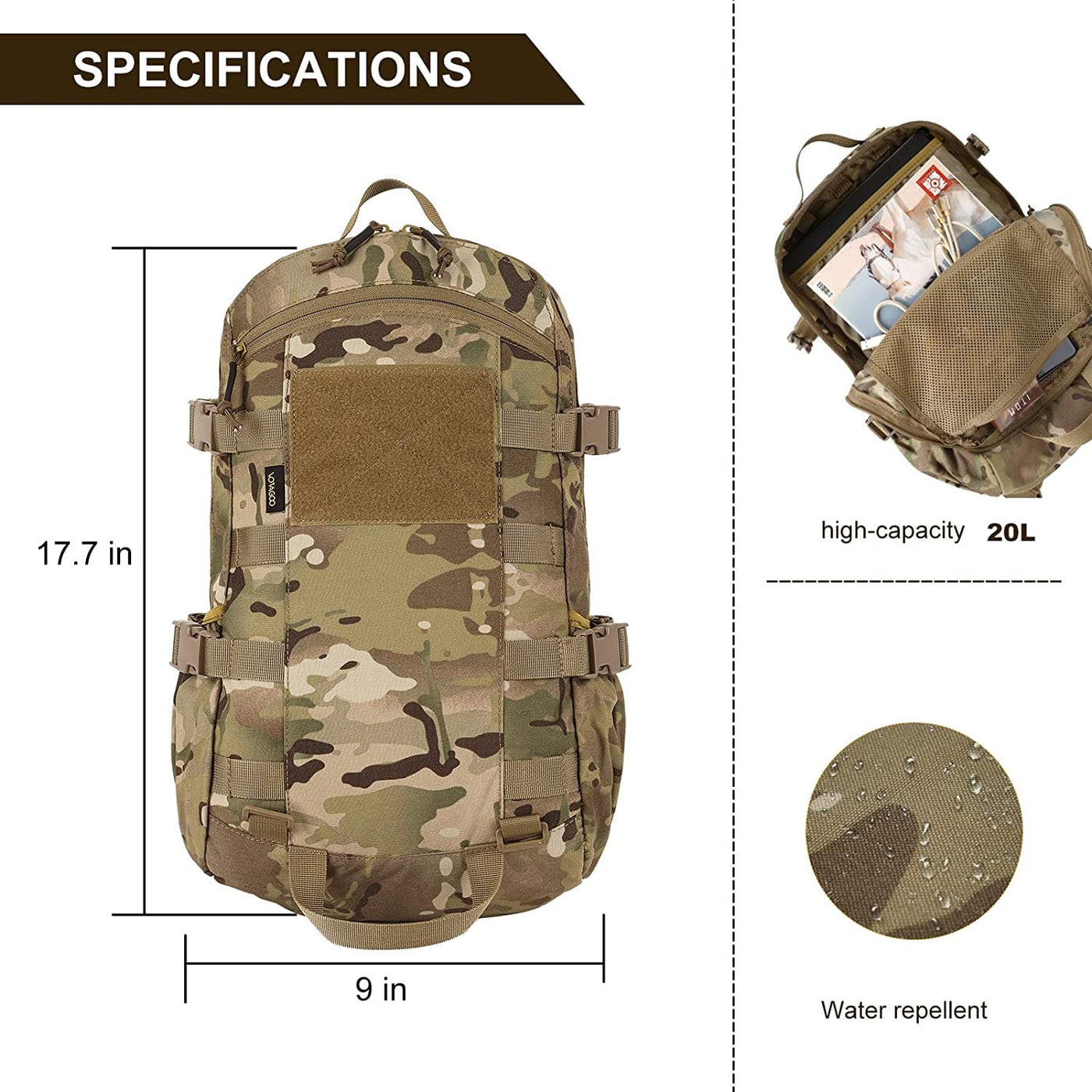 Compact Range Backpack