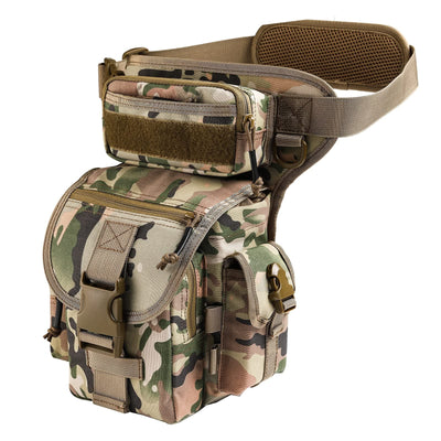 Hunting waist pack with silent zippers