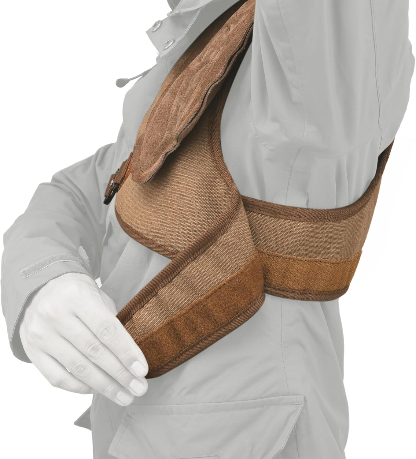 Leather Canvas Shooting Recoil Shields Shoulder Recoil Pad