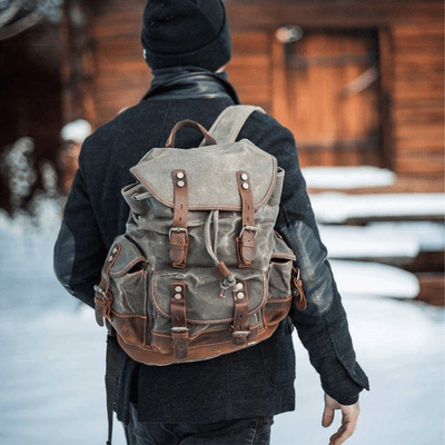 Vintage Waxed Canvas Backpacks