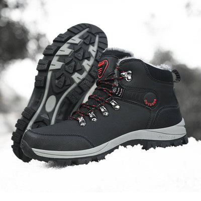 Warm Plush Ankle Boots for Men, Ideal for Winter Snow and Hiking - HUNTING CASE