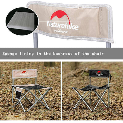 Naturehike Lightweight folding oversized Camping Chair - HUNTING CASE