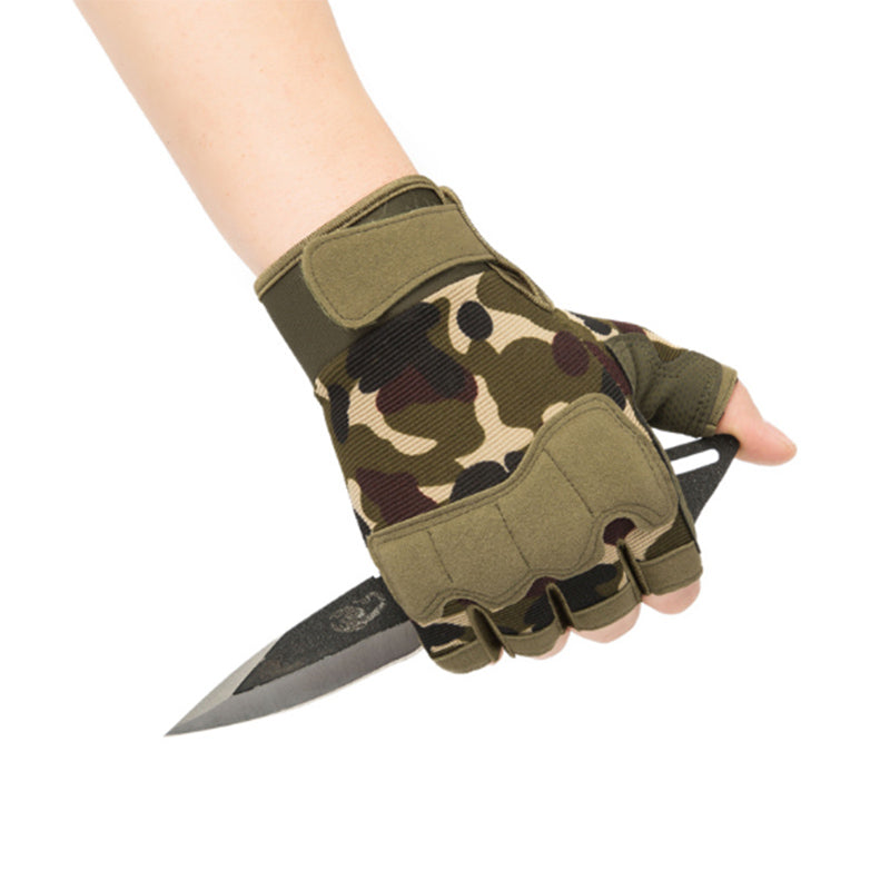 Half finger gloves for outdoor activities