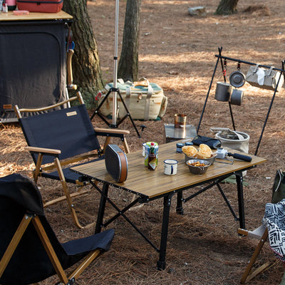 Naturehike Wood Grain Telescopic Foldable Picnic Table MW03 - HUNTING CASE